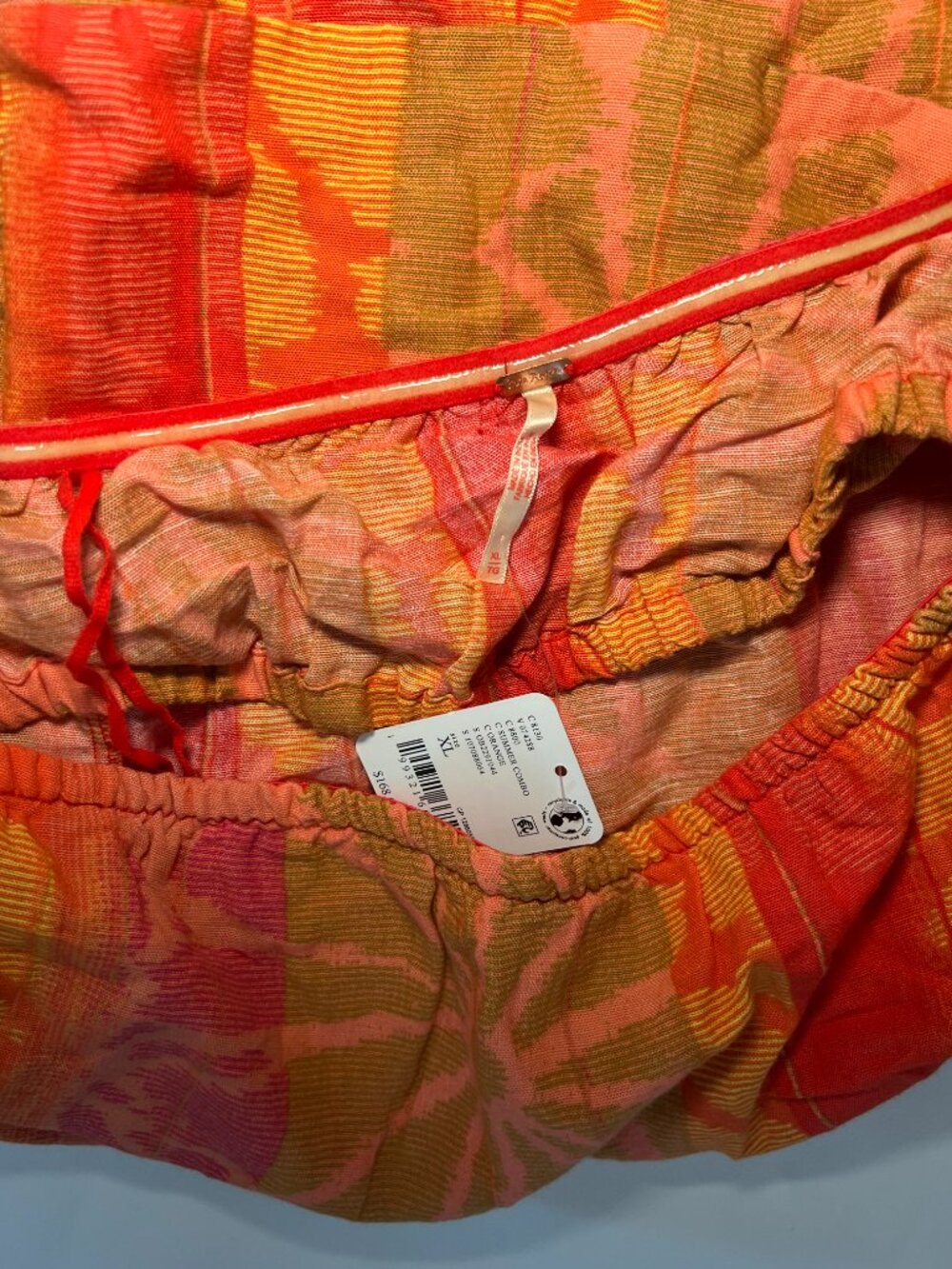 Free People Devella Set NWT Strapless Top Wide Leg Pants Summer Combo XL - Picture 11 of 14